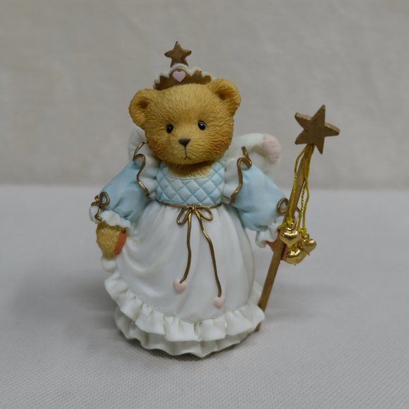Cherished Teddies Kittie Fairy God Mother Bear Figurine Vintage 1996 #131865 - Picture 1 of 7